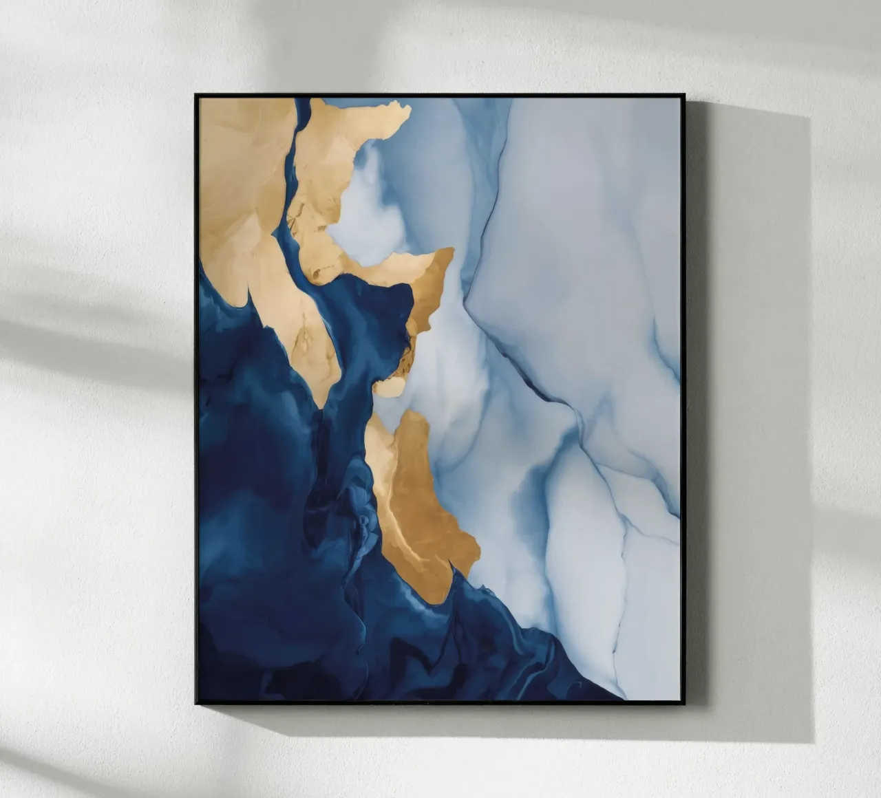 Golden Abyss Bloom acrylic glass by Monarch Arc
