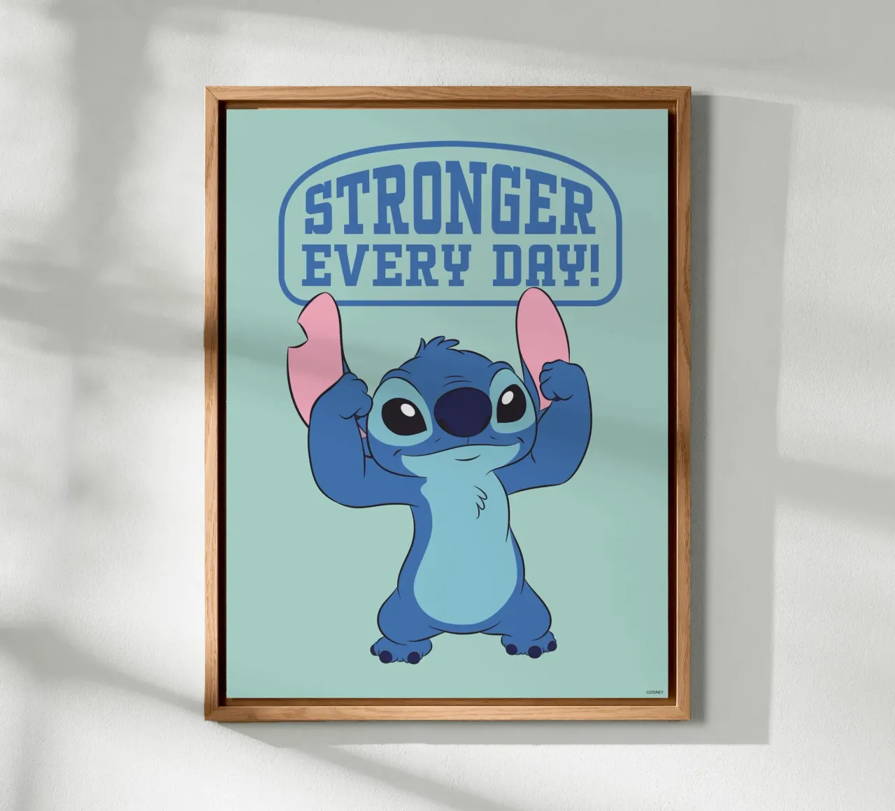 Stitch - Stronger every day! alluminio dibond da Stitch