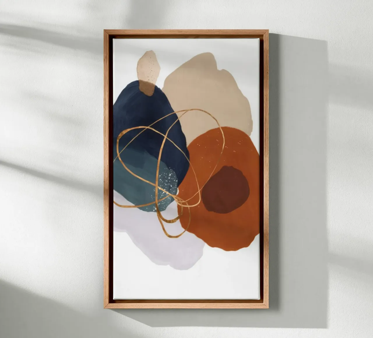 Ammasso di impulsi in orbita tela con Cornice a cassetta da Monarch Arc