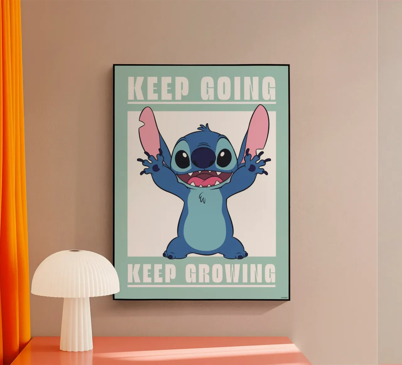 Stitch - keep going plexiglass da Stitch