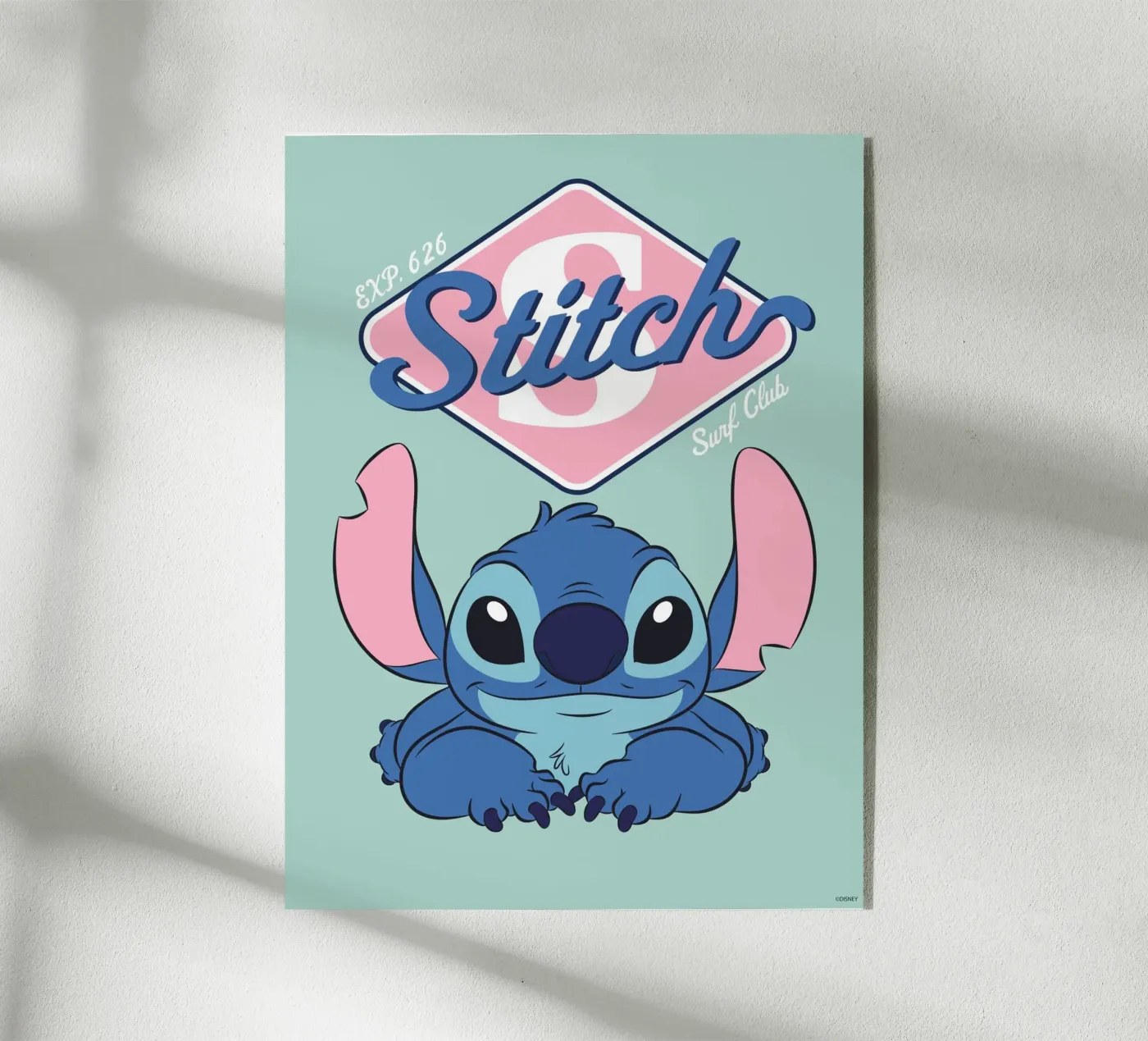 Stitch - Surf Club Acryl-Glas von Stitch