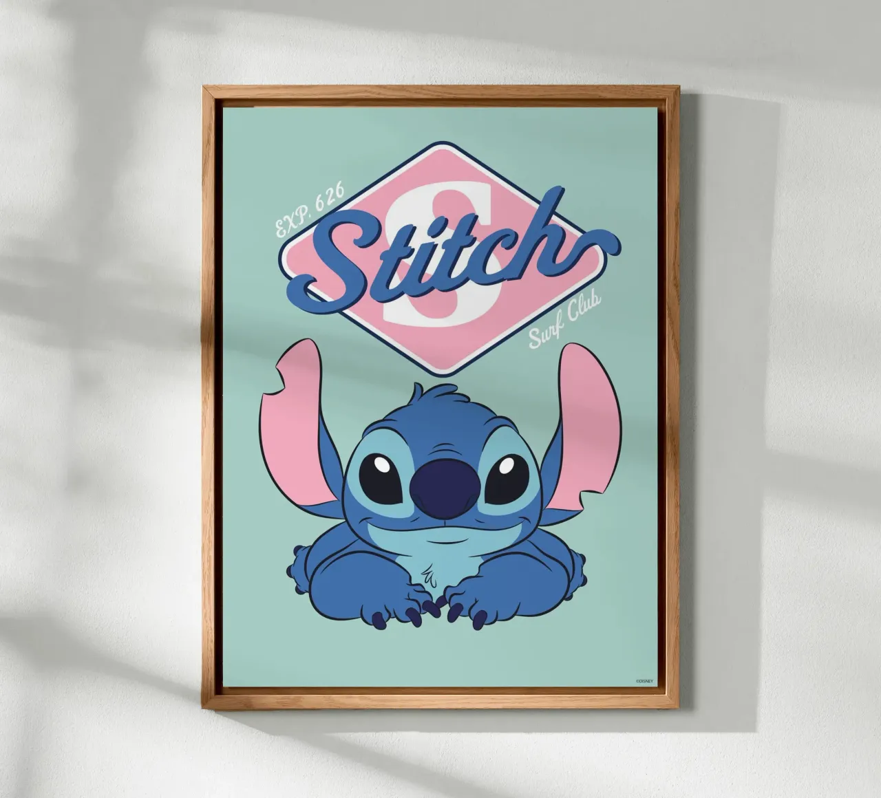 Stitch - Surf Club Alu-Dibond von Stitch