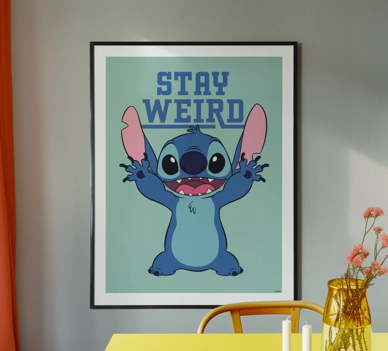 Stitch - Stay weird II Poster von Stitch