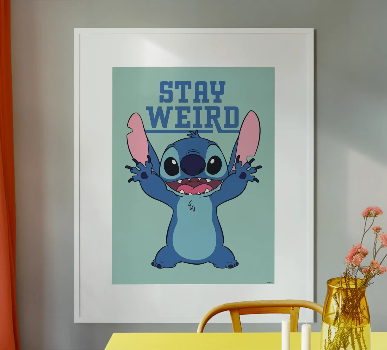 Stitch - Stay weird II Poster von Stitch