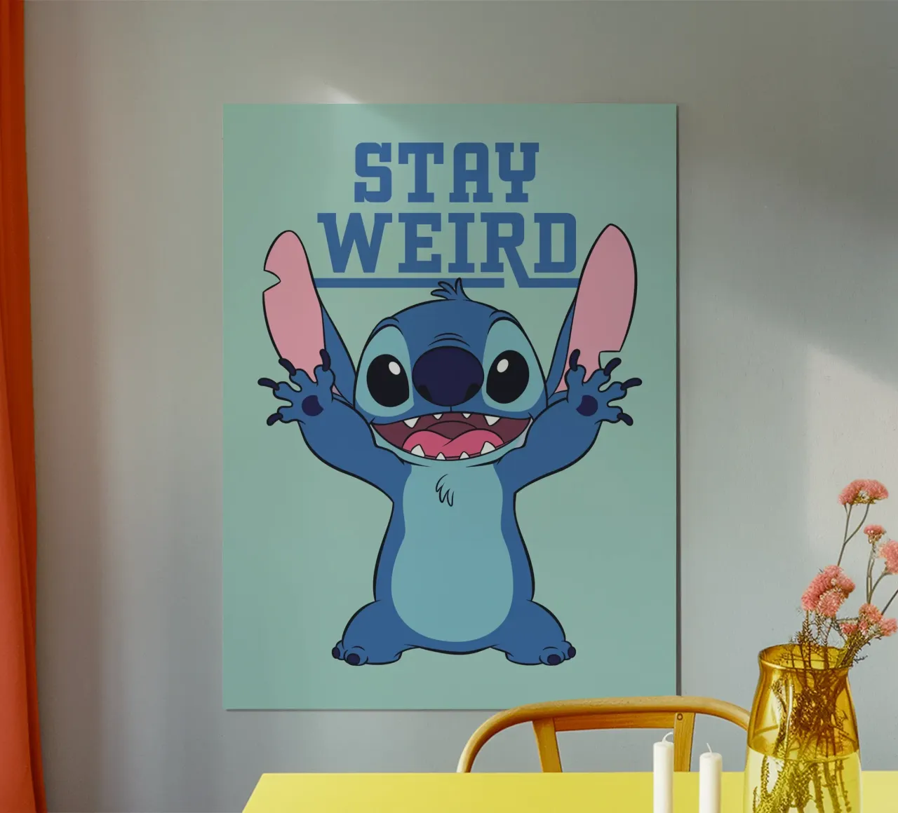 Stitch - Stay weird II Poster von Stitch