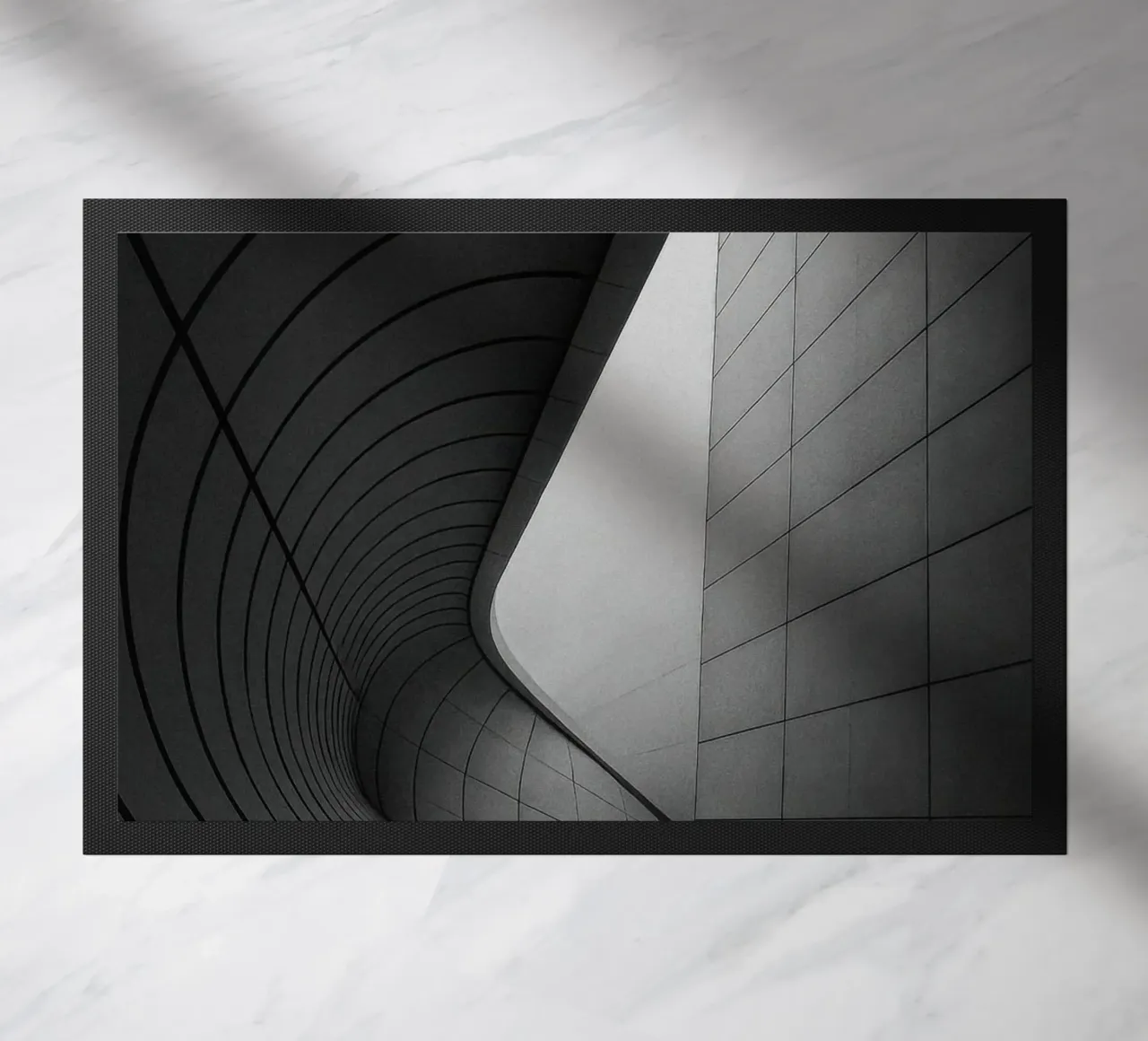 Curvas hipnóticas en Tokio - Oda a la arquitectura futurista felpudo de Black & White