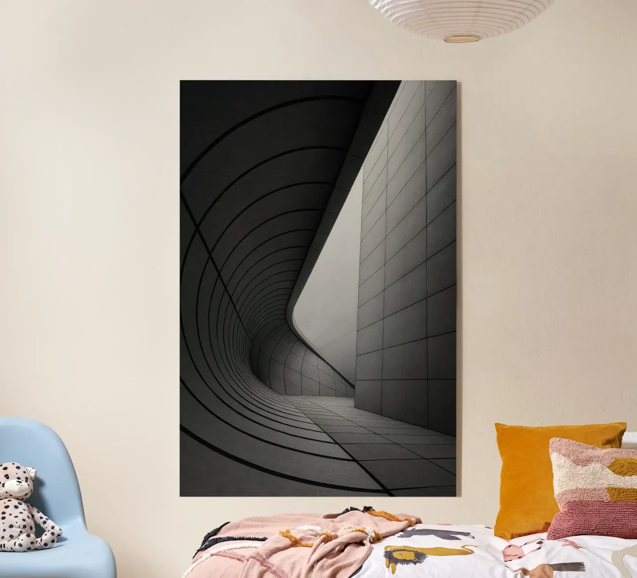 Curve ipnotiche a Tokyo - Ode all'architettura futuristica plexiglass da Black & White