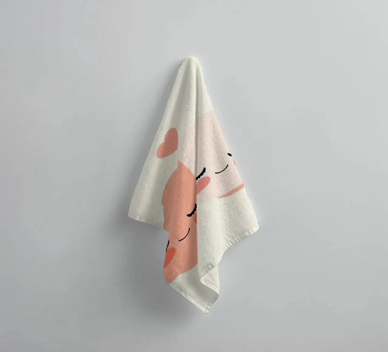 Two cheerful brain characters sharing a joyful moment towel by DesignDoodle