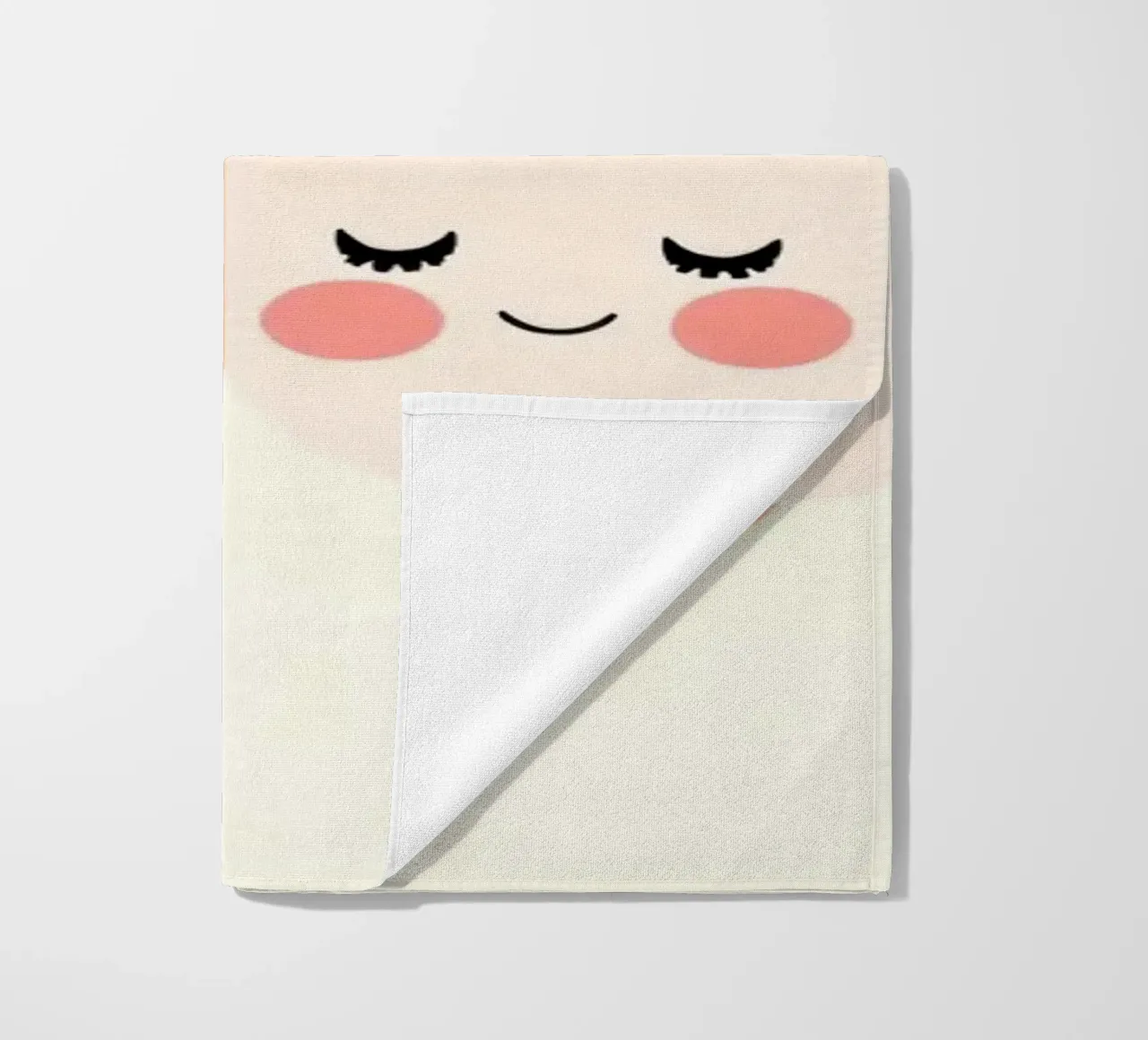 Two cheerful brain characters sharing a joyful moment beach towel by DesignDoodle