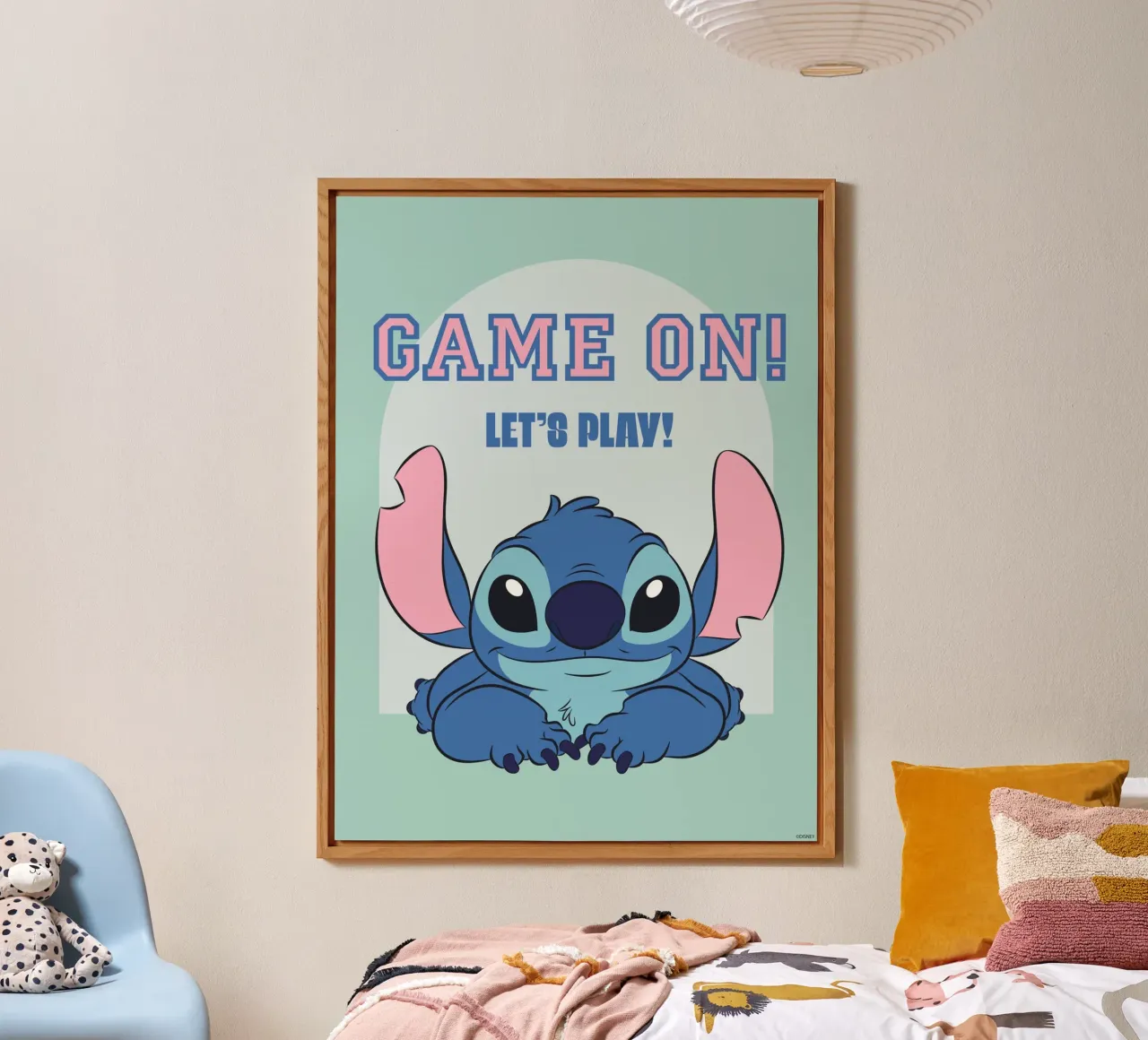 Stitch - let´s play! alluminio dibond da Stitch