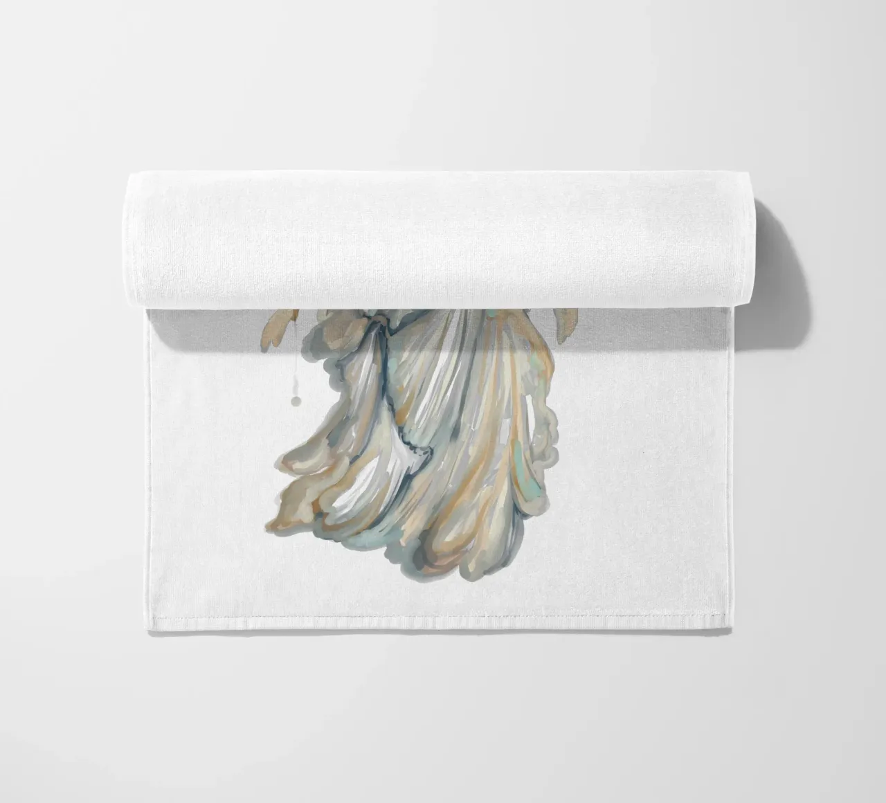 Isabel Forever Waiting beach towel by mysteriouscoco