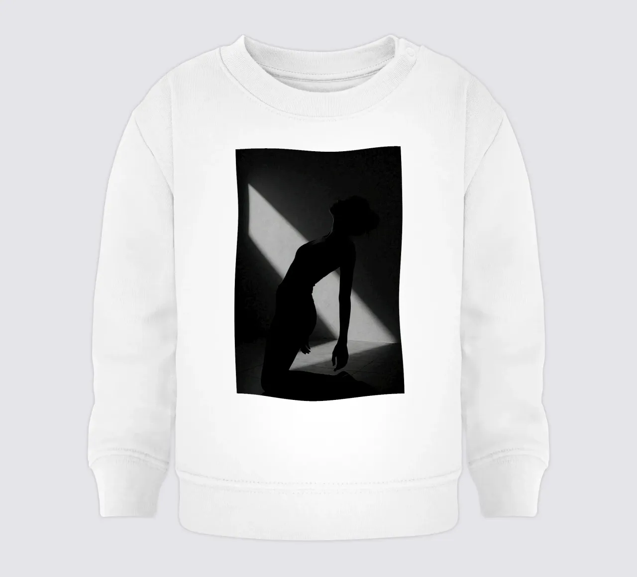 Éclat intime à Paris - Körper und Licht Baby Sweatshirt von Black & White