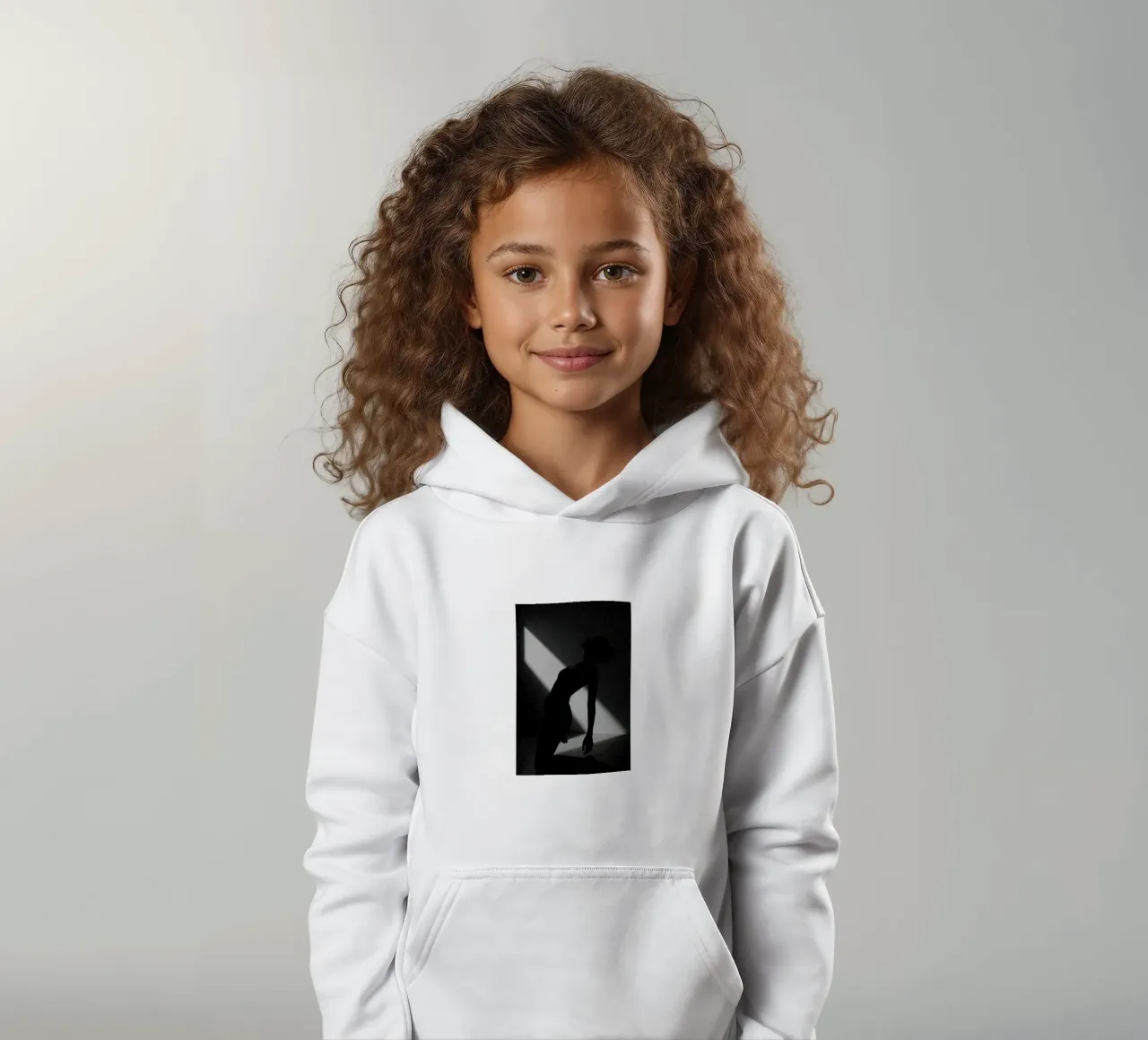 Éclat intime à Paris - Corpo e luce felpa bambino con cappuccio da Black & White