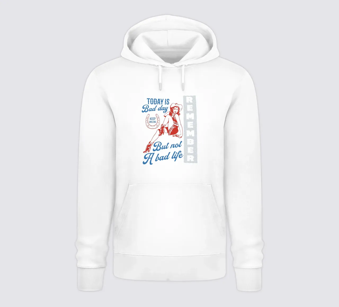 Aujourd'hui est un mauvais jour, mais pas une mauvaise vie sweat à capuche de Gunawan Rb