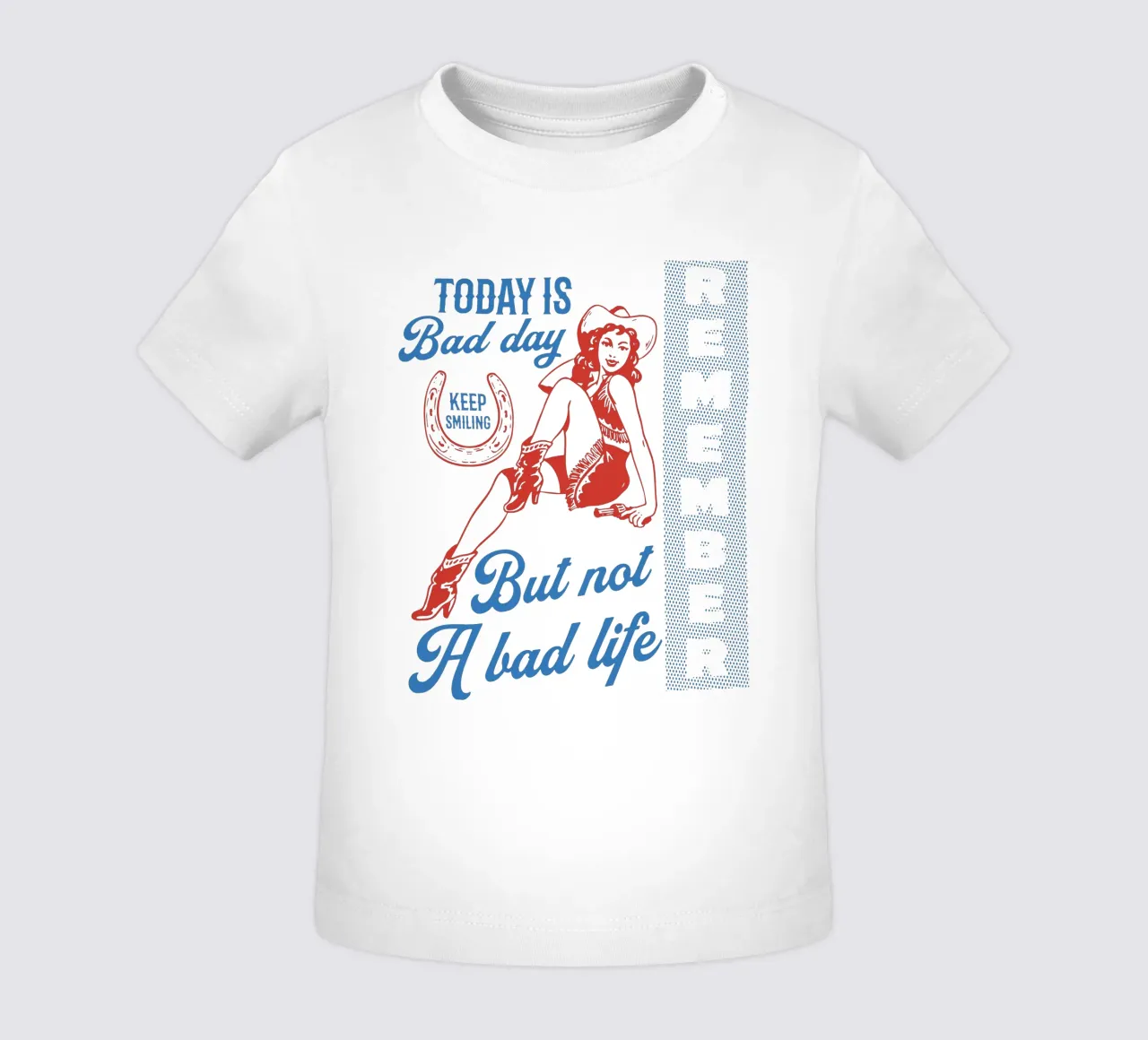 Hoy es un mal día, pero no una mala vida camiseta de bebé de Gunawan Rb