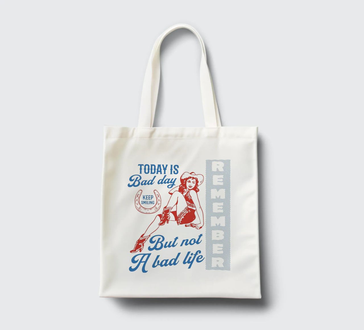 Oggi è una brutta giornata, ma non una brutta vita borsa in juta da Gunawan Rb