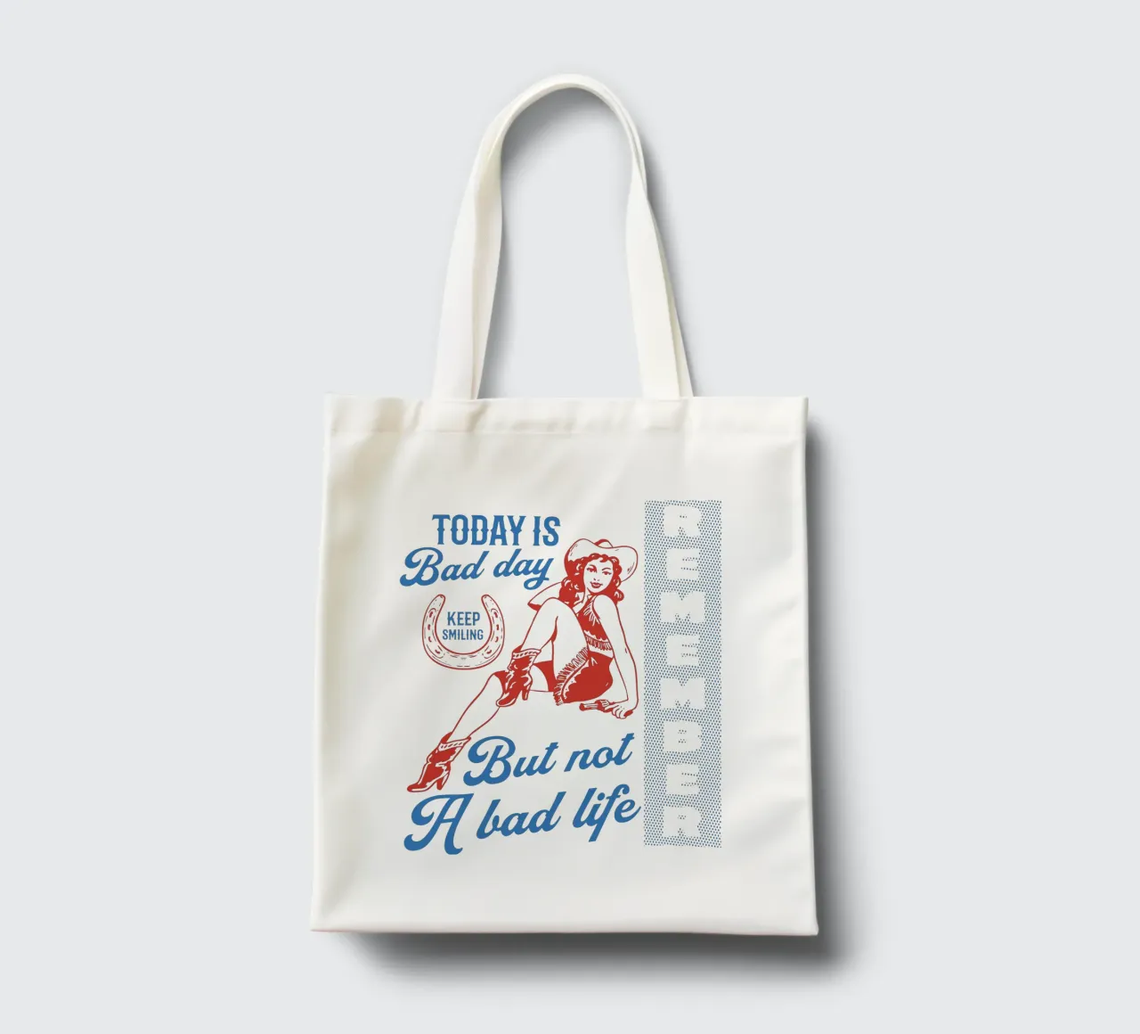 Oggi è una brutta giornata, ma non una brutta vita borsa in juta da Gunawan Rb