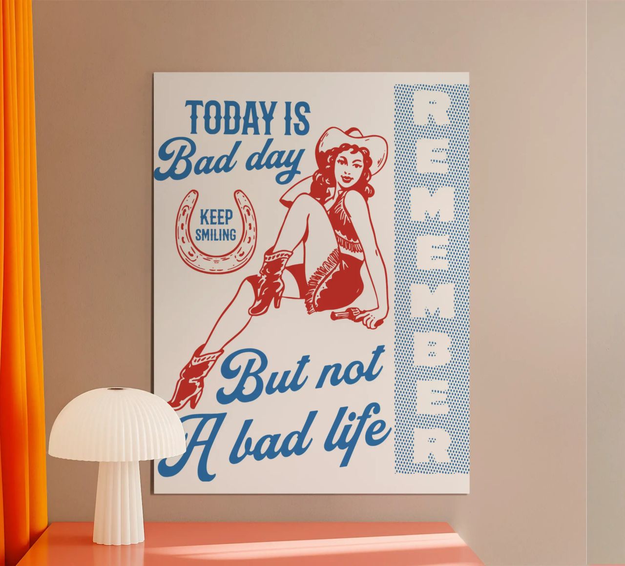 Oggi è una brutta giornata, ma non una brutta vita poster da Gunawan Rb
