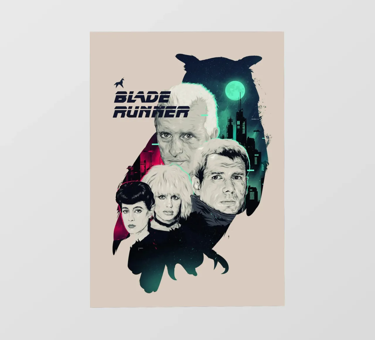 Gufo Blade Runner telo in pvc da Junkie Movie 2