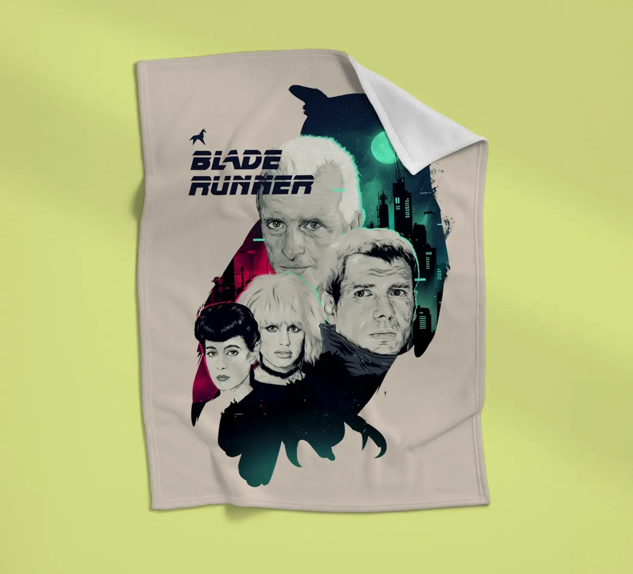 Blade-Runner-Eule Fleecedecke von Junkie Movie 2