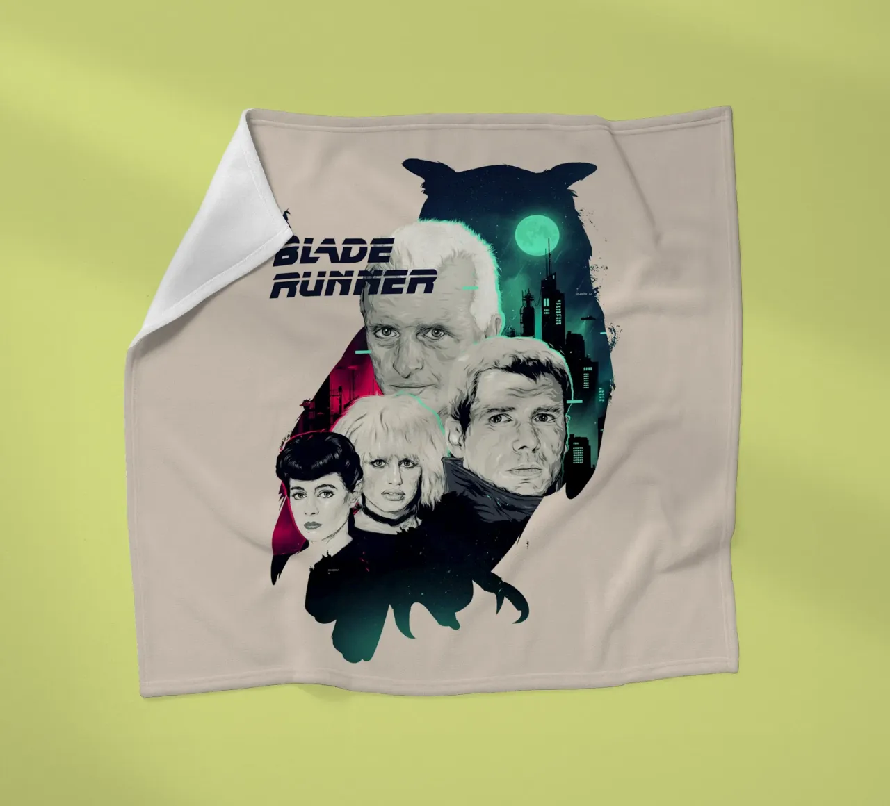Blade-Runner-Eule Fleecedecke von Junkie Movie 2