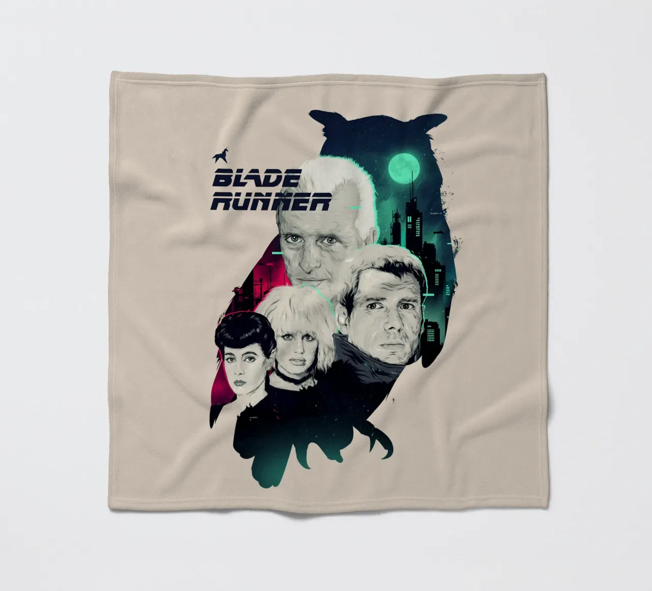 Blade-Runner-Eule Fleecedecke von Junkie Movie 2