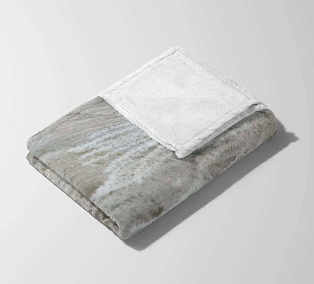 White Beige Boho Dreams coperta in pile da Studio Nahili