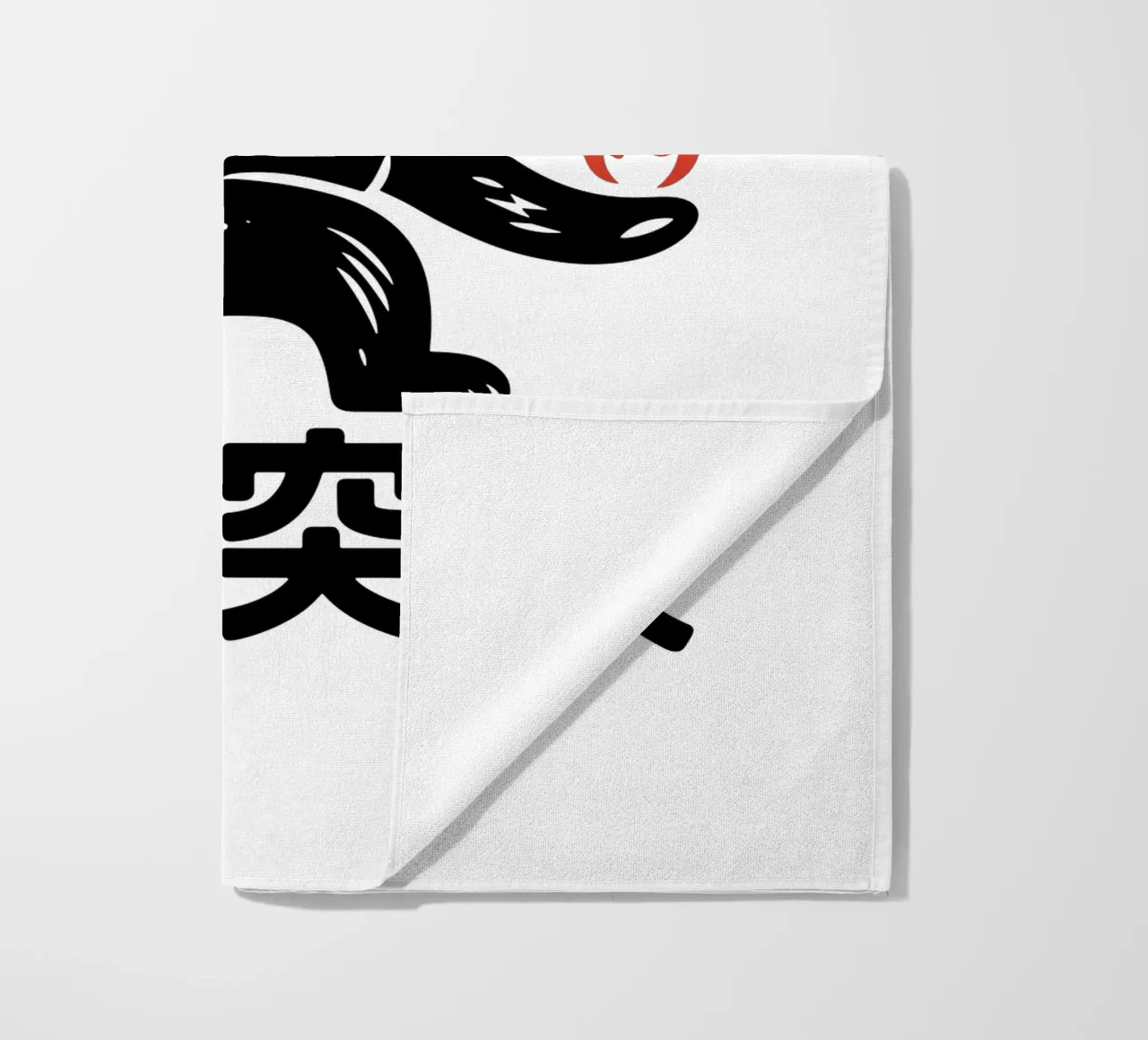 Japans Padel Beer Ontwerp - Limit Break Kanji Racket Sport strandhanddoek van GameDay Studio