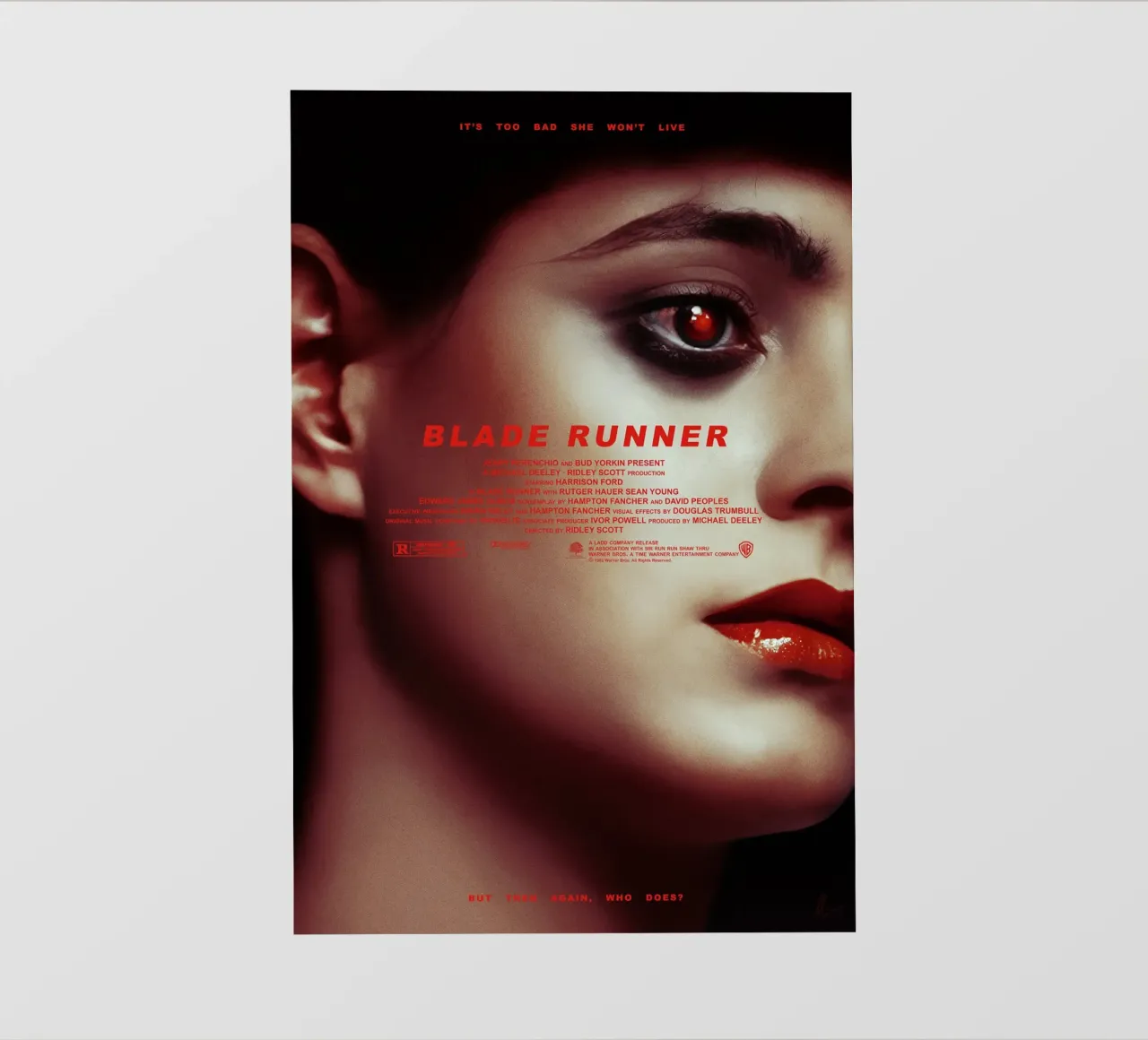Blade Runner È un peccato che non possa vivere telo in pvc da Junkie Movie 2