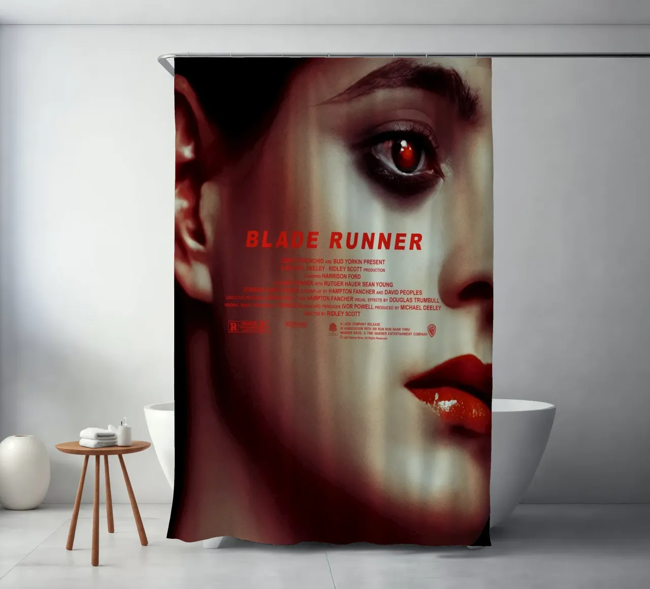 Blade Runner È un peccato che non possa vivere tenda da doccia da Junkie Movie 2