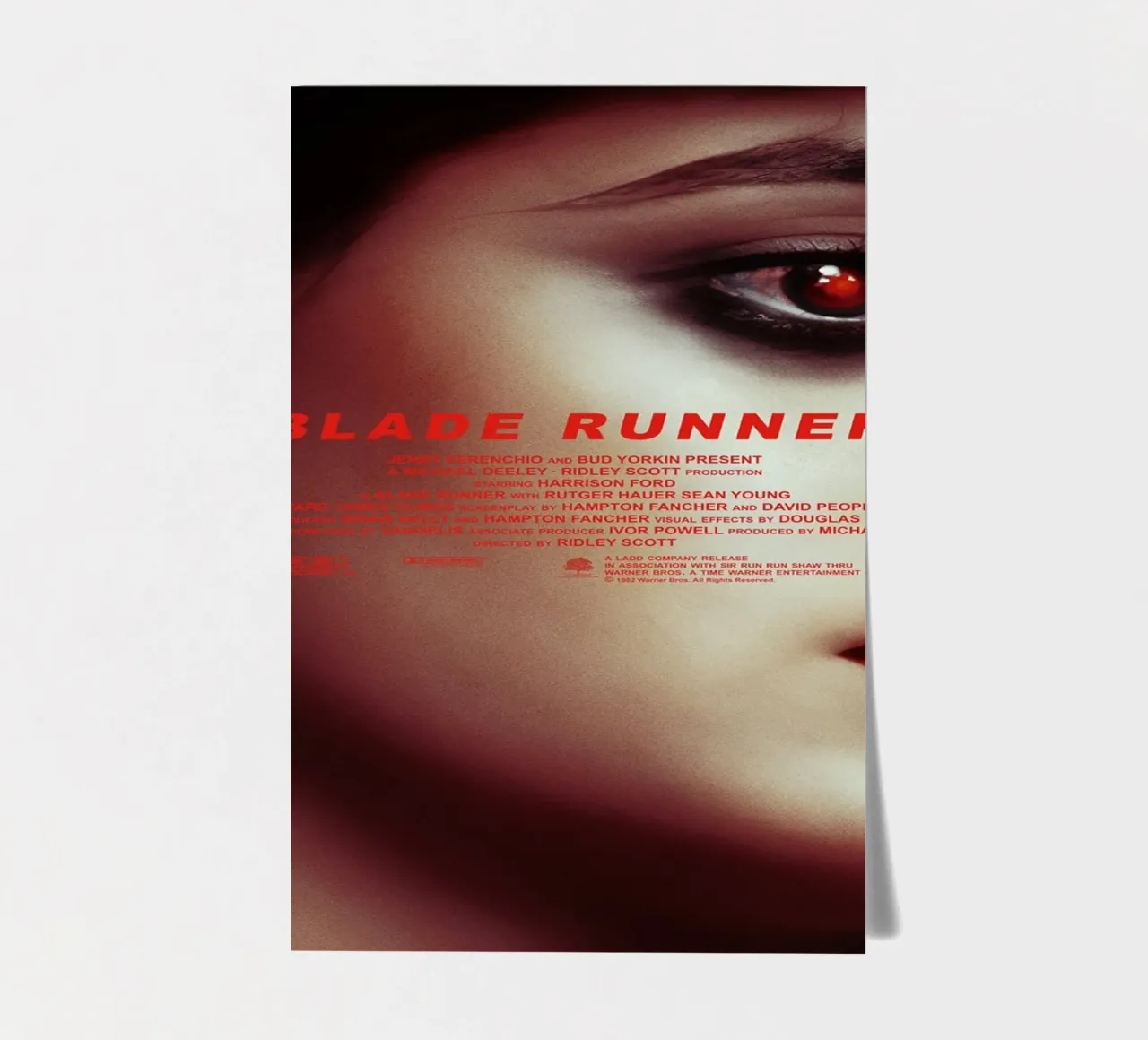Blade Runner È un peccato che non possa vivere foglio adesivo da Junkie Movie 2