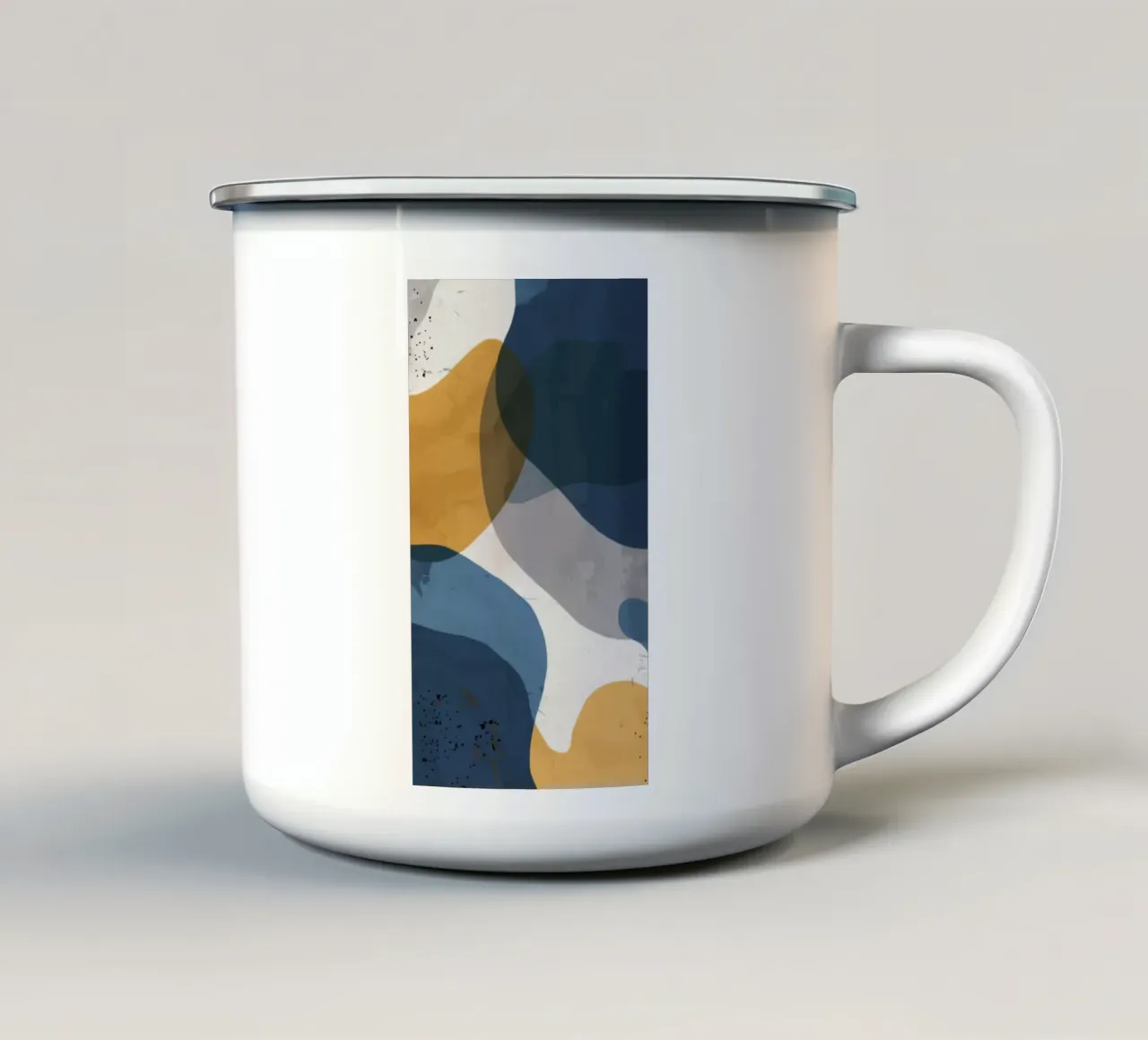 Overlap Aura Flow enamel mug by Monarch Arc