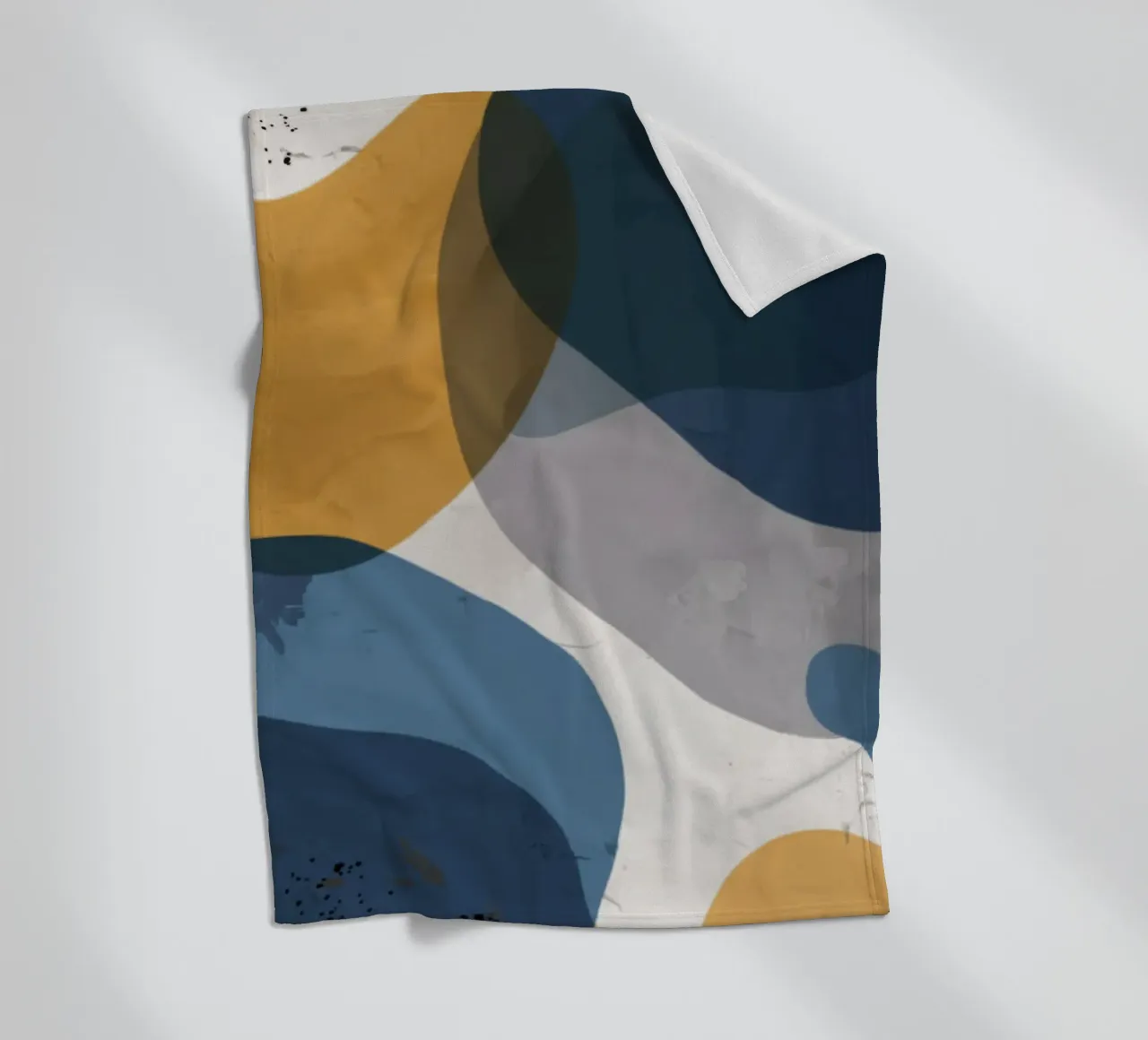 Overlap Aura Flow fleece blanket by Monarch Arc