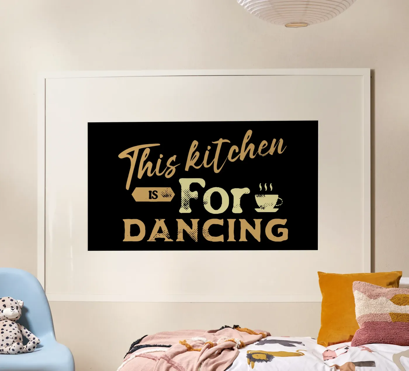 This Kitchen Is For Dancing poster by Gunawan Rb
