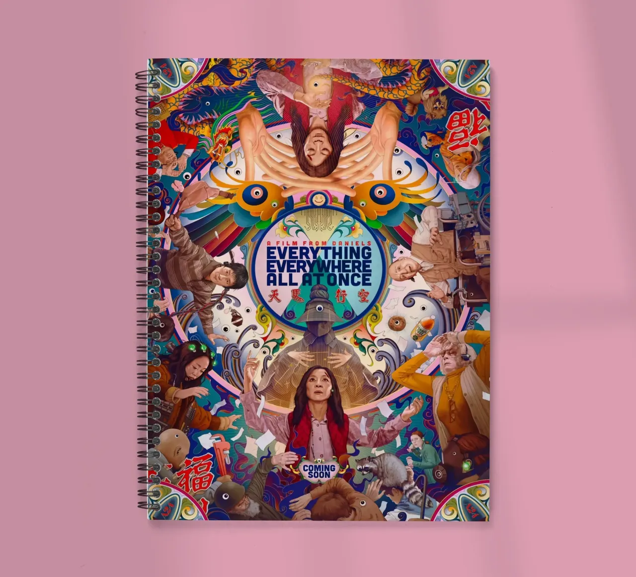 Everything Everywhere All At Once No.1 spiral notebook by Junkie Movie 2
