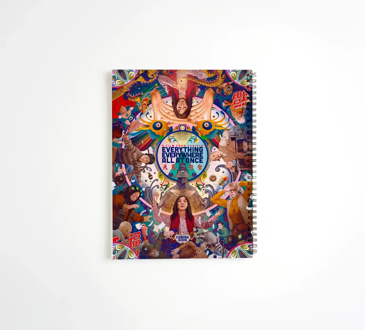 Everything Everywhere All At Once No.1 spiral notebook by Junkie Movie 2