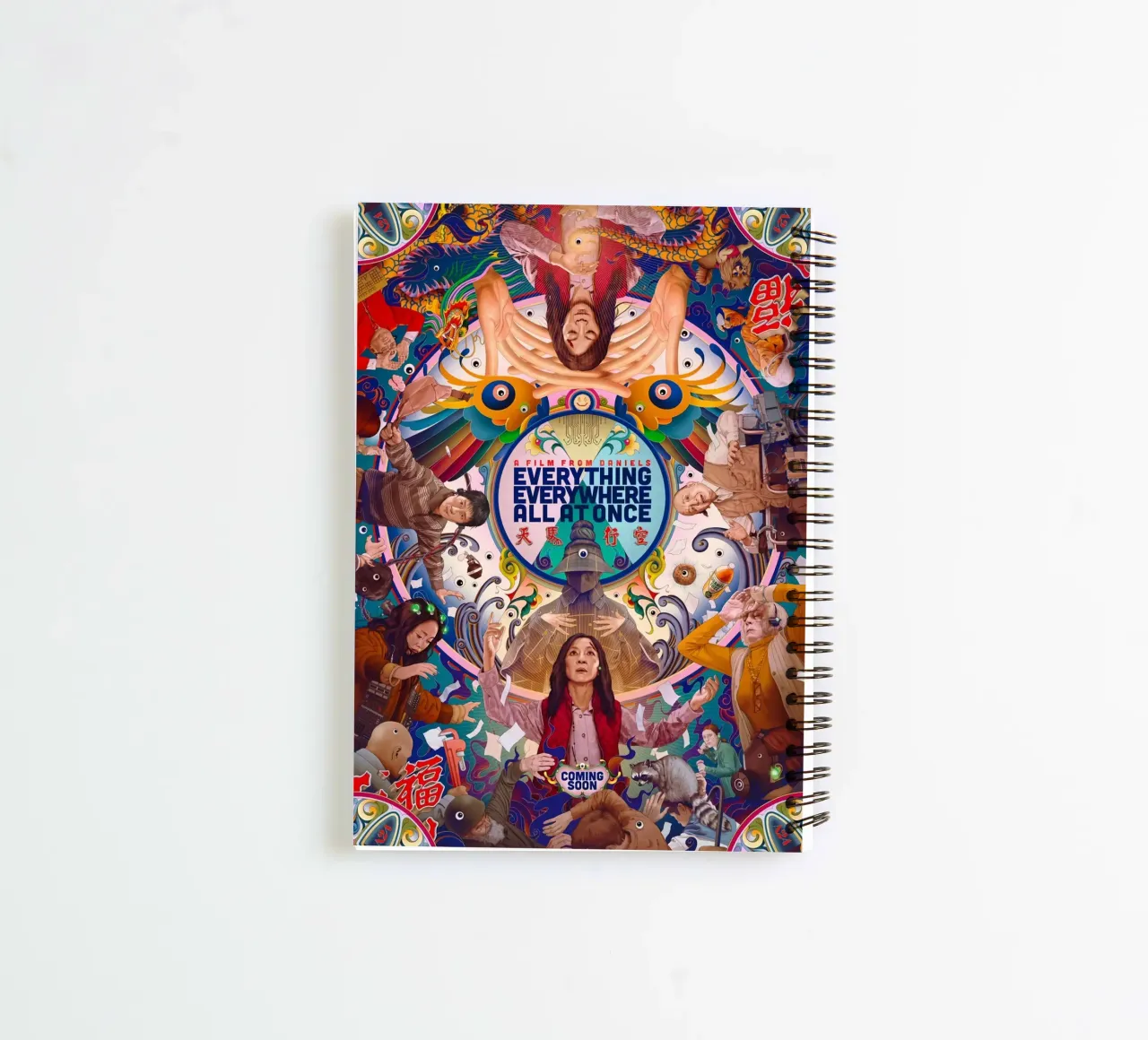 Everything Everywhere All At Once No.1 spiral notebook by Junkie Movie 2