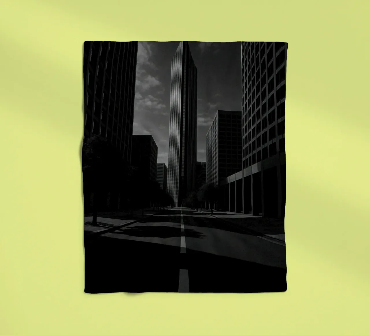 Francoforte - La verticalità del silenzio coperta in pile da Black & White