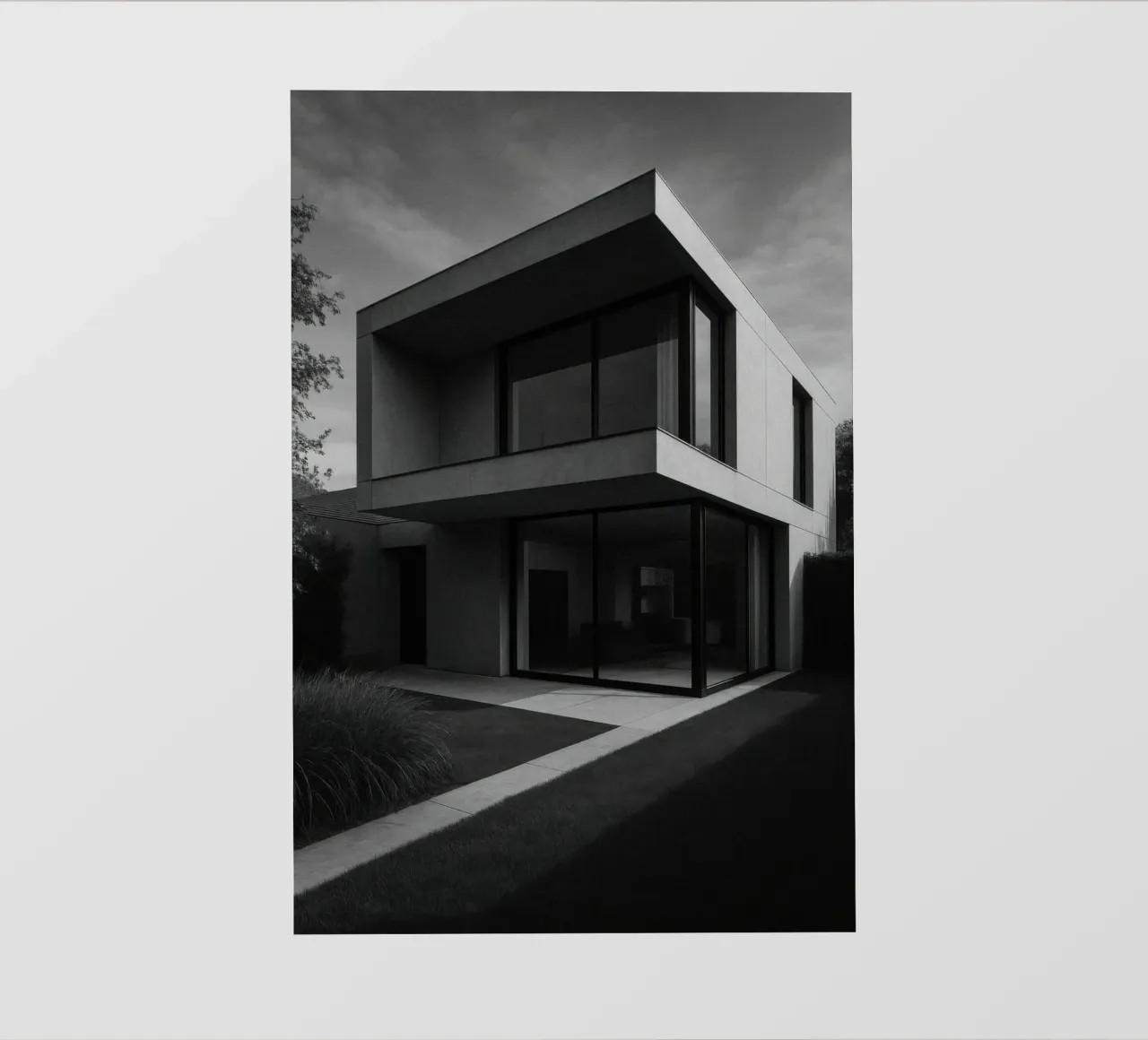 Zurich - Le calme brutal de la modernité backlit film by Black & White