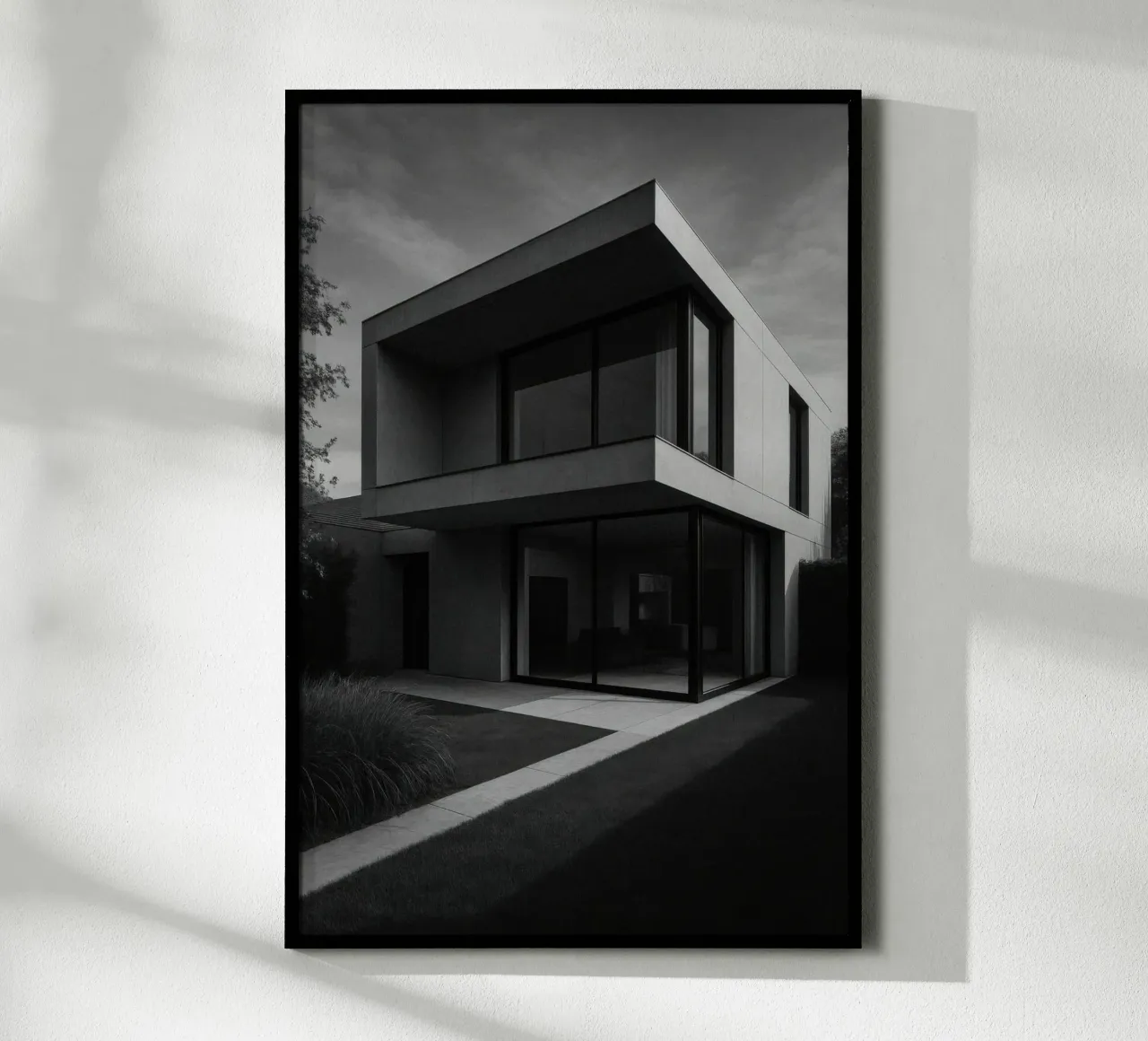 Zurich - Le calme brutal de la modernité poster by Black & White