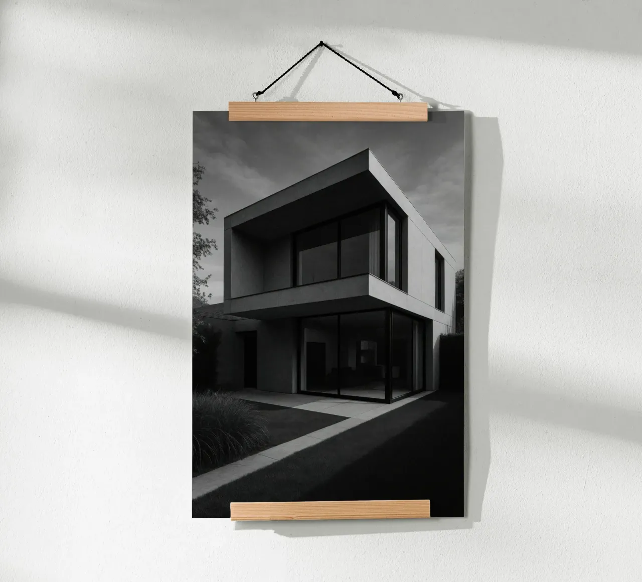 Zurich - Le calme brutal de la modernité poster by Black & White