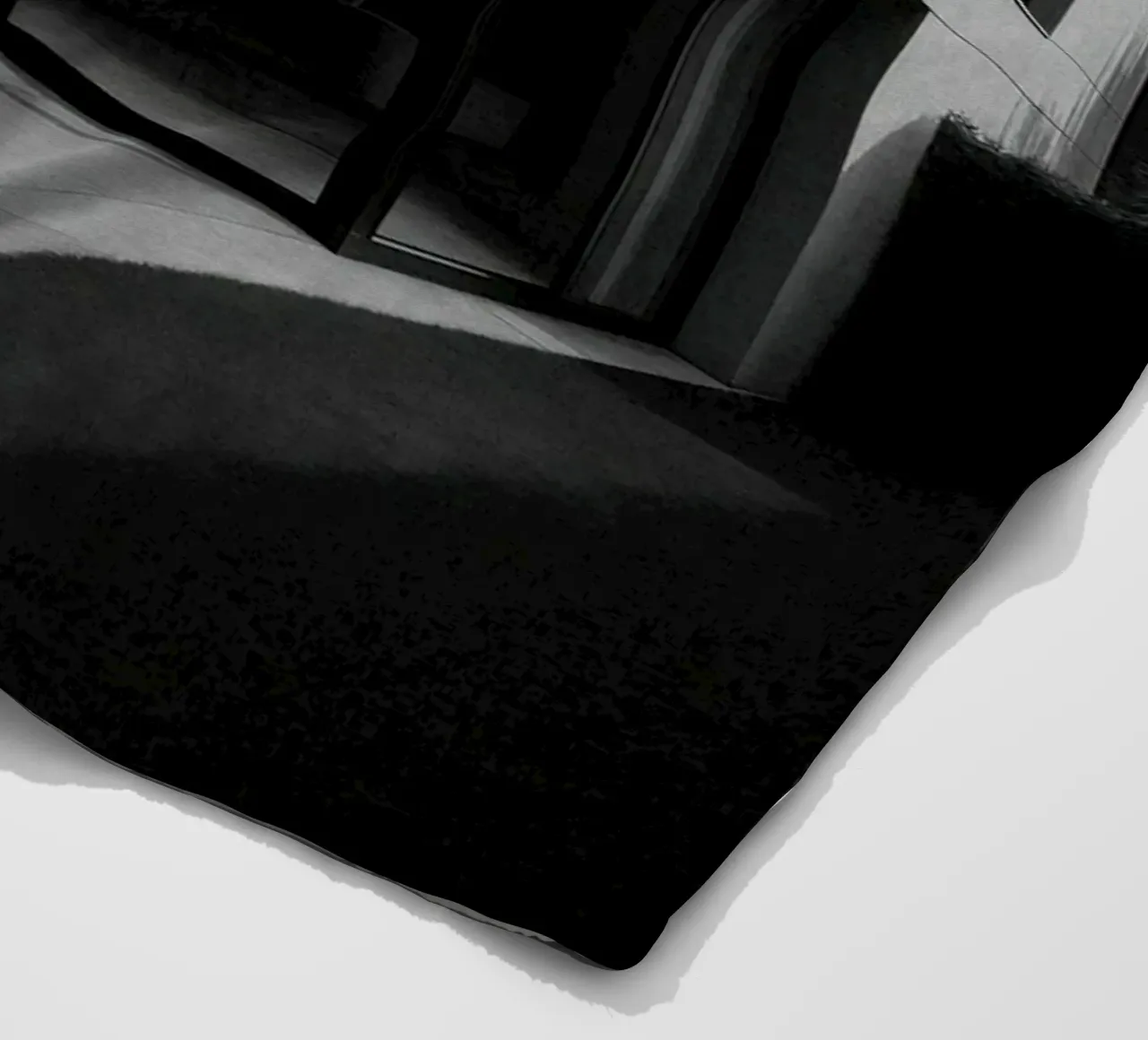 Zurich - Le calme brutal de la modernité fleece blanket by Black & White