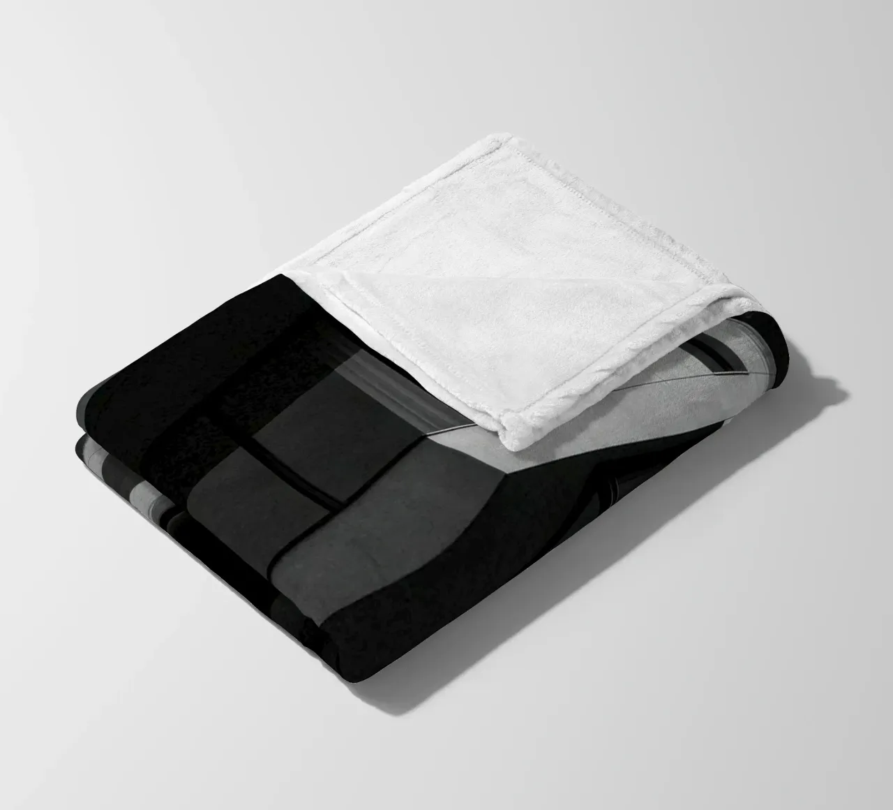 Zurich - Le calme brutal de la modernité fleece blanket by Black & White