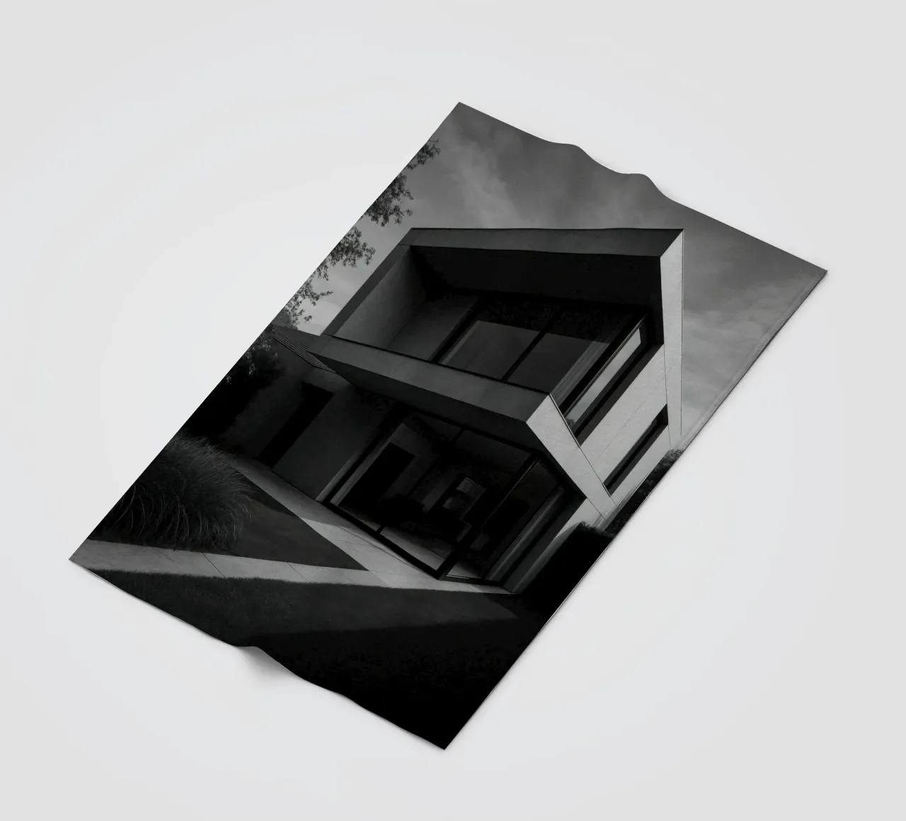 Zurich - Le calme brutal de la modernité fleece blanket by Black & White
