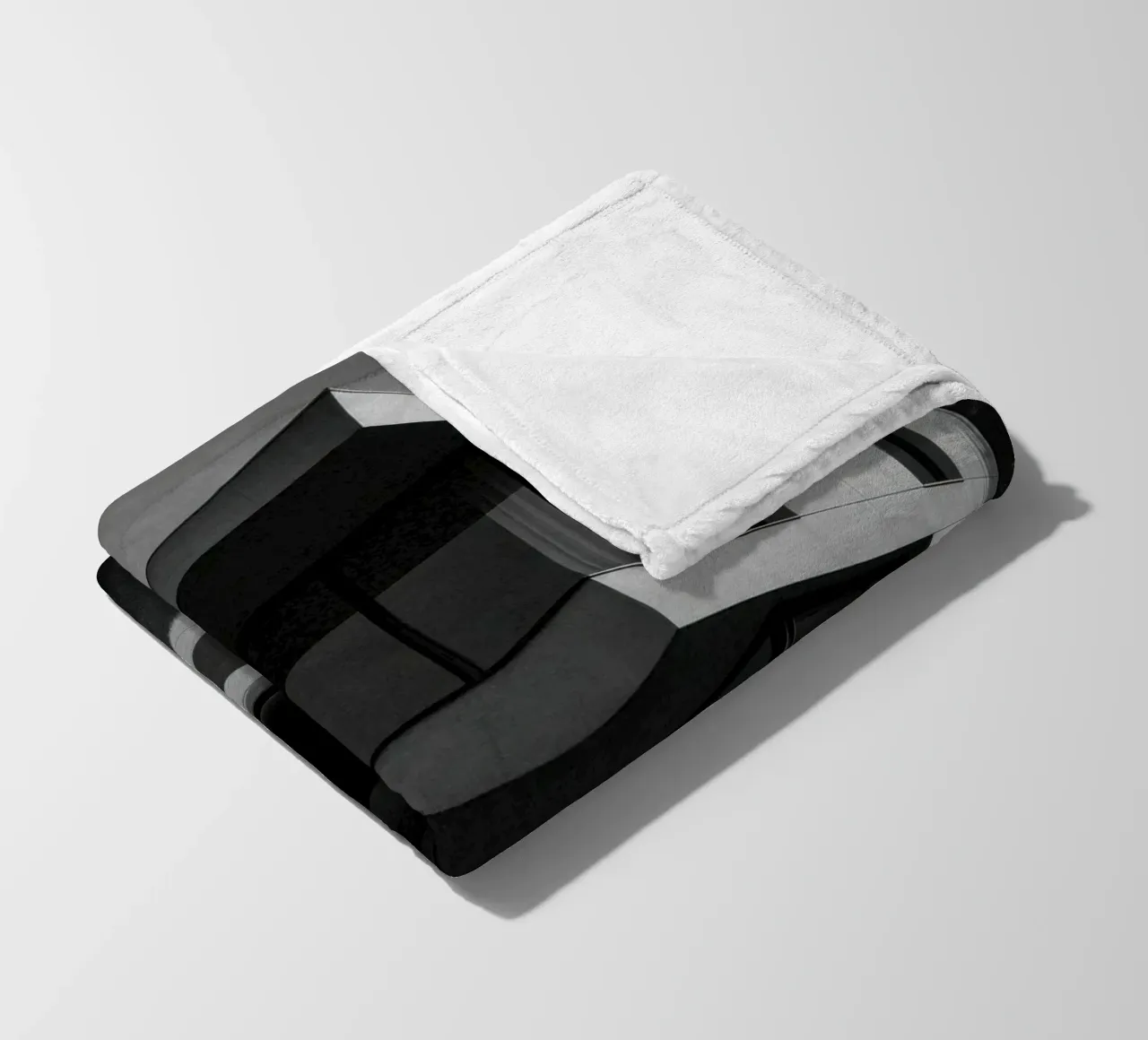 Zurich - Le calme brutal de la modernité fleece blanket by Black & White