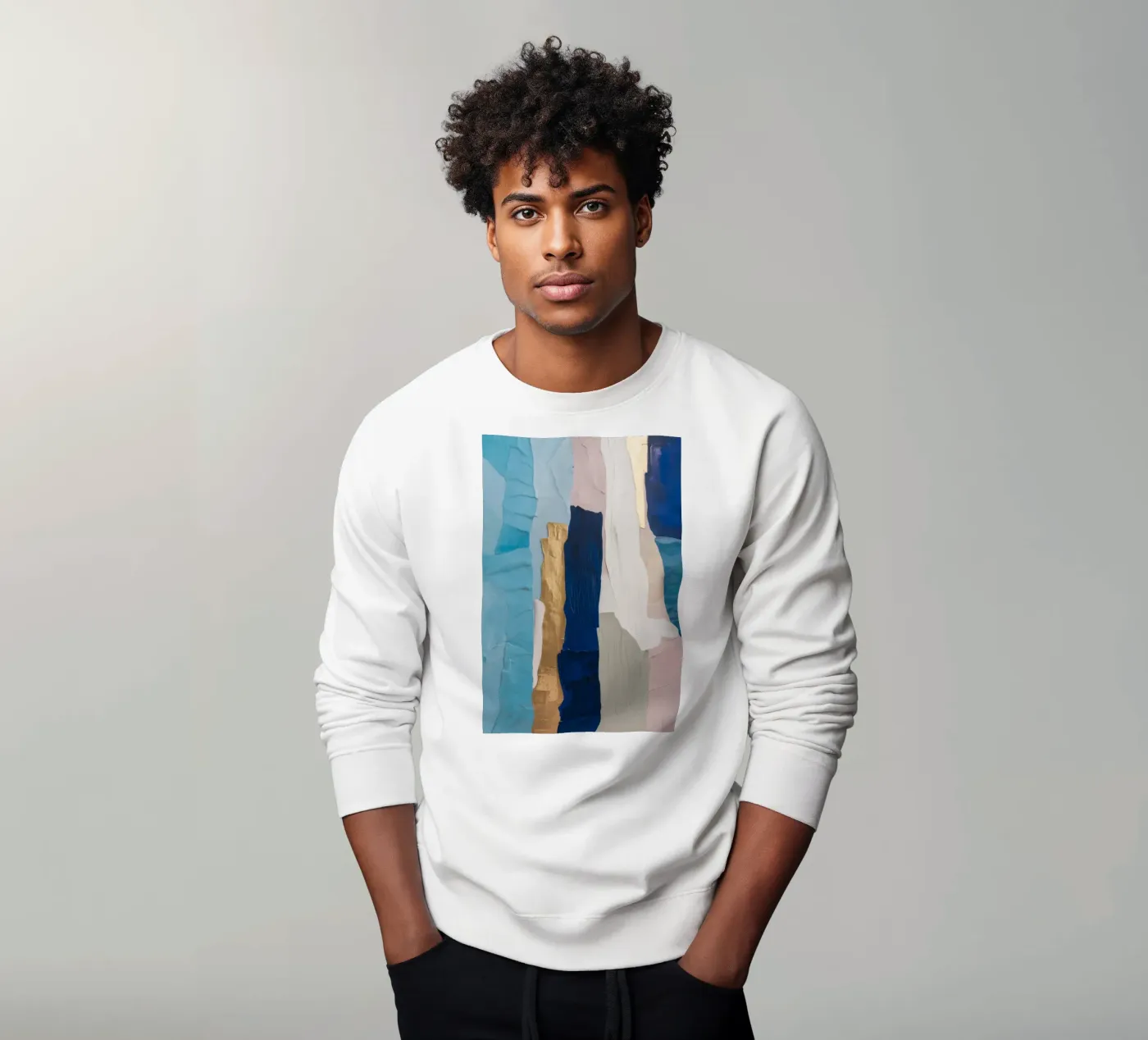Patchwork Drift Stack Sweatshirt von Monarch Arc