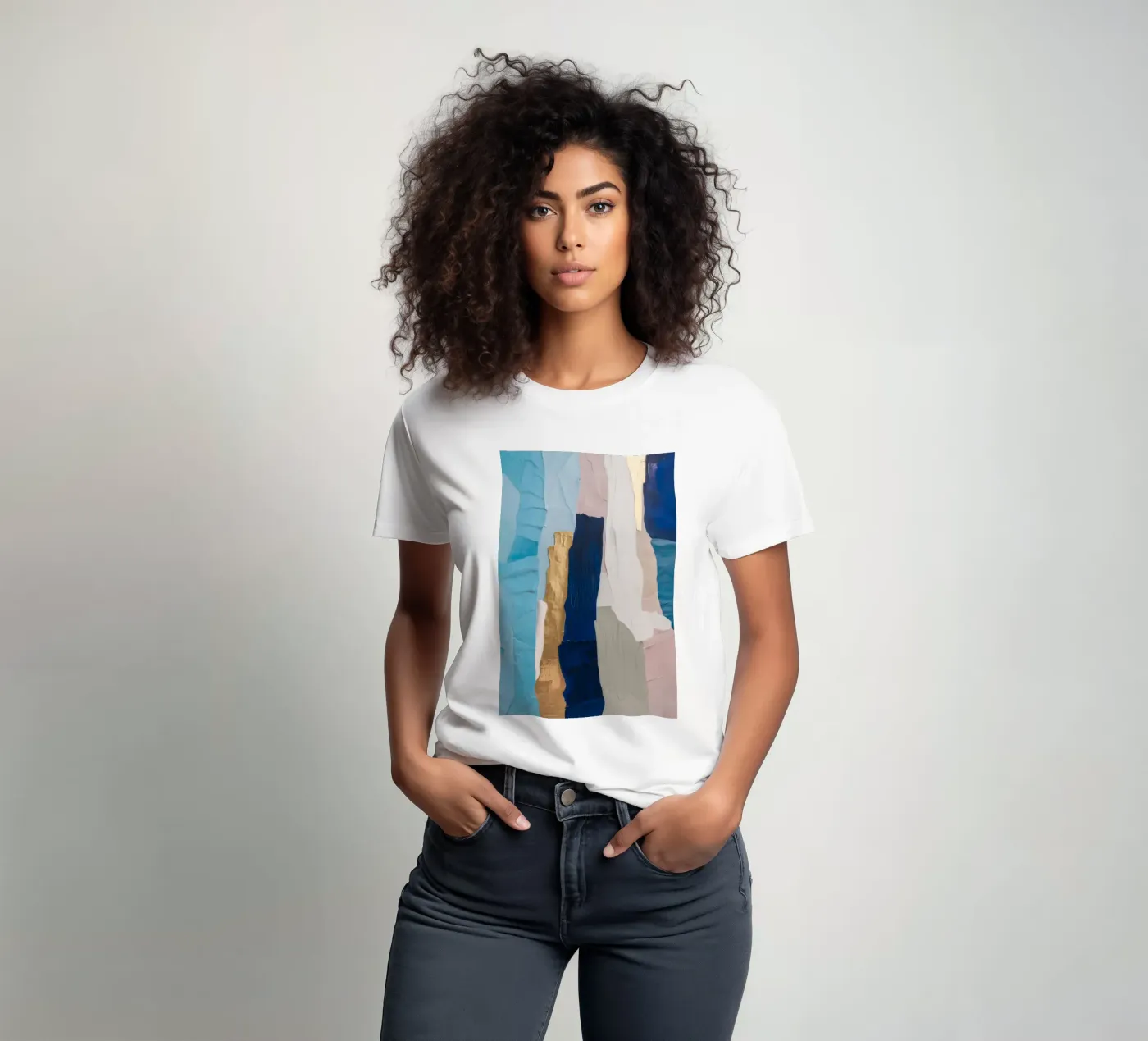 Patchwork Drift Stack T-Shirt von Monarch Arc
