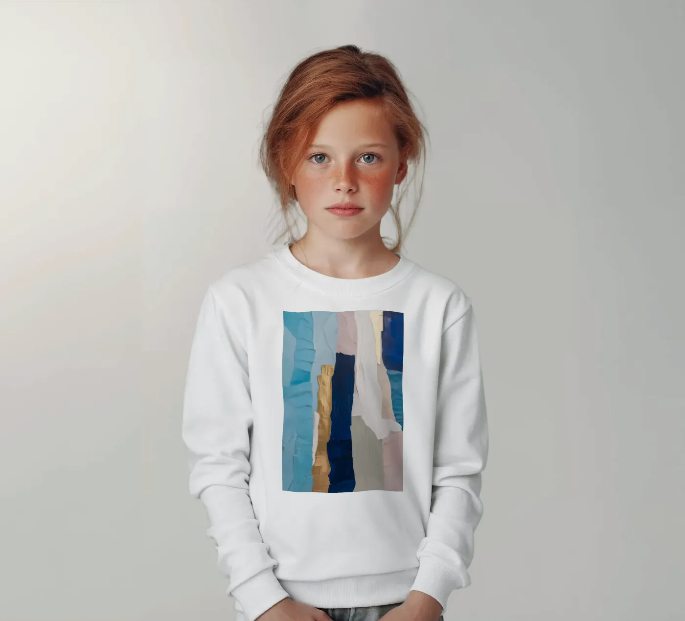 Patchwork Drift Stack Kinder Sweatshirt von Monarch Arc