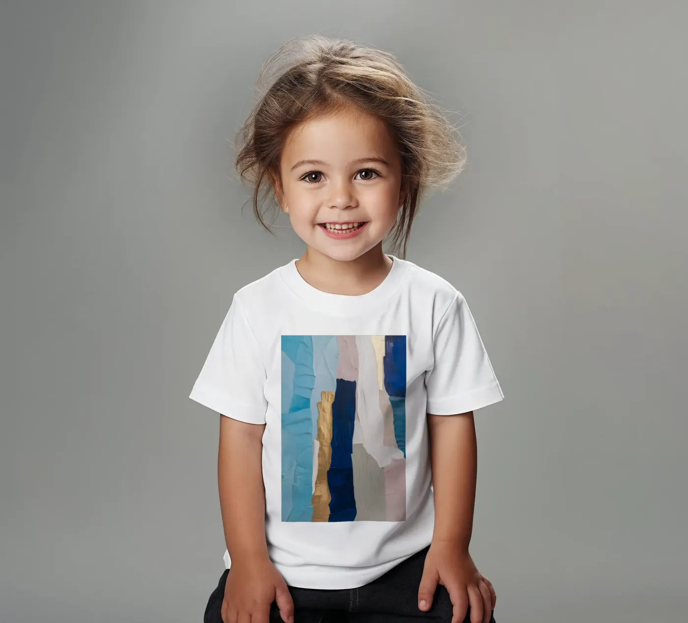 Patchwork Drift Stack Kinder T-Shirt von Monarch Arc