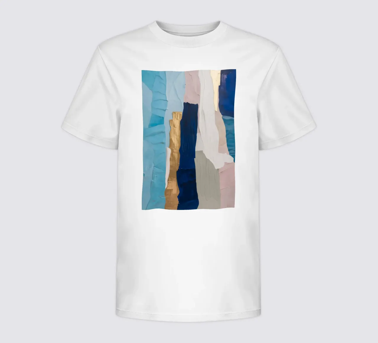 Patchwork stapel kinder t-shirt van Monarch Arc